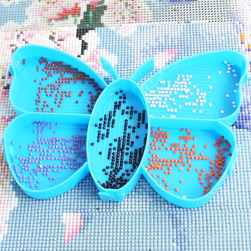 Diamond Painting Schmetterling Schiffchen Set