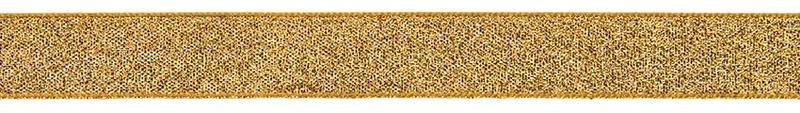 Laméband Glitzer 15mm gold