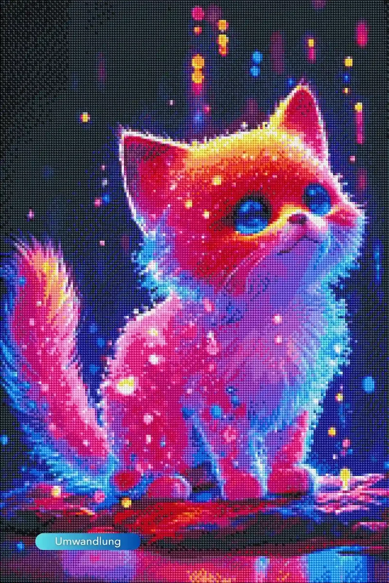 Diamond Painting Leuchtbild Special - Zuckerkätzchen