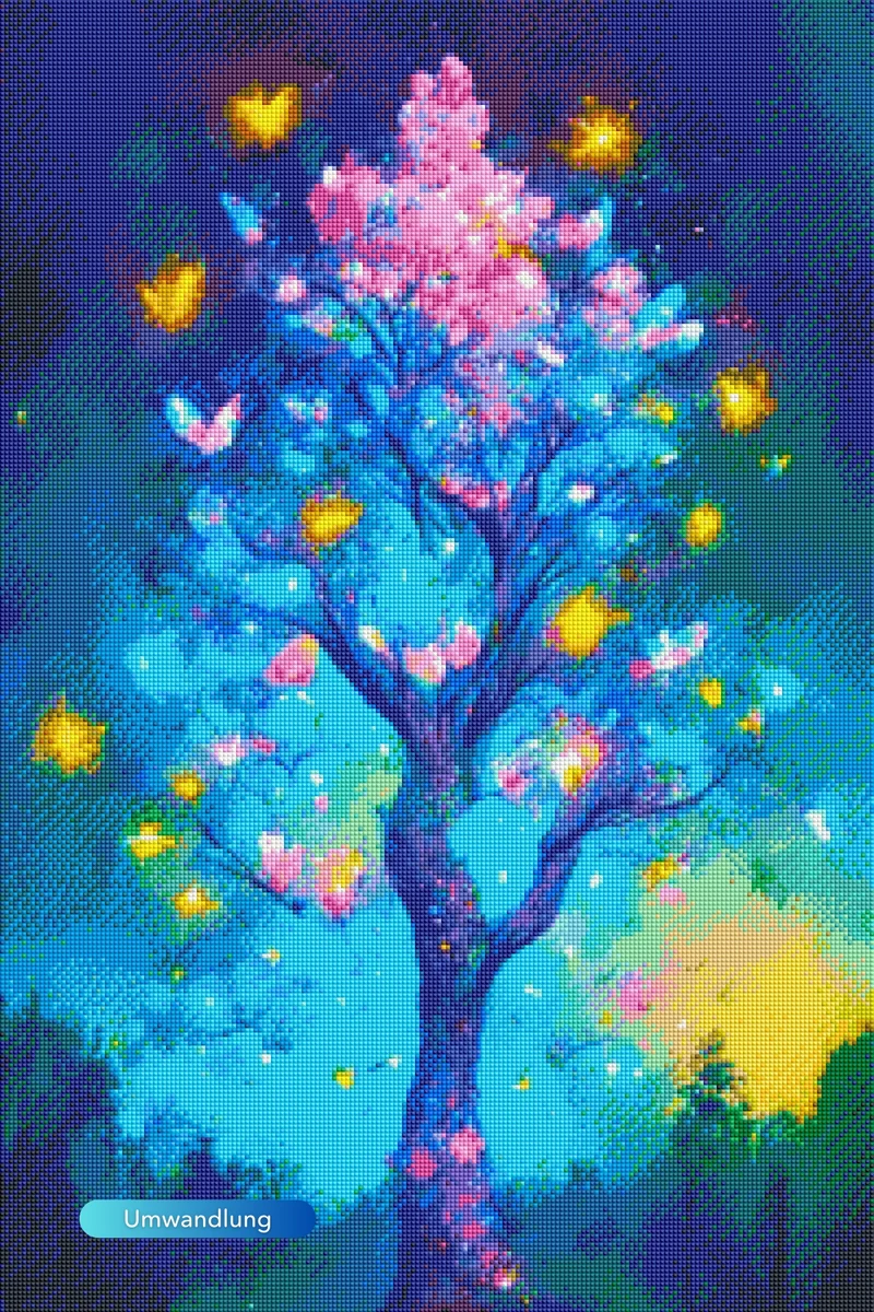 Diamond Painting AB Special - Schmetterlingsbaum