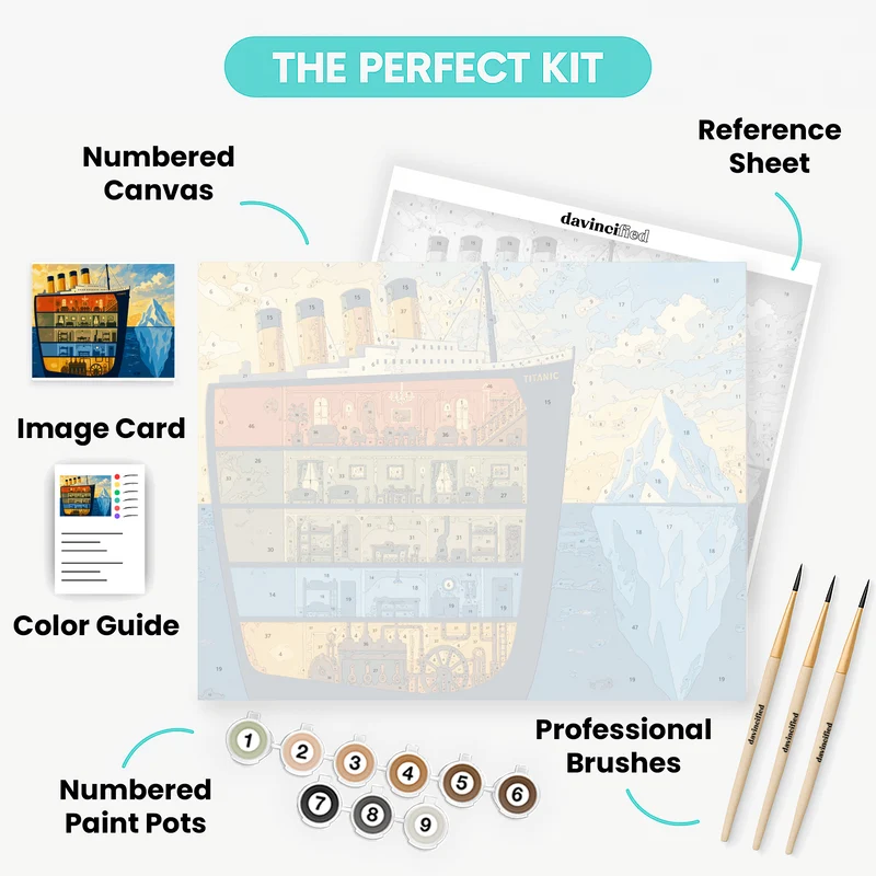 Cross-Section Decks - Paint by Numbers Kit