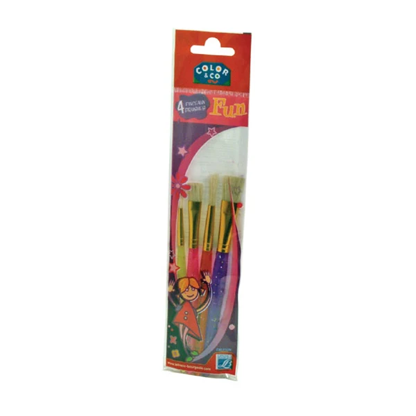 Color & Co - Fun Brush - Girls 4 Pack