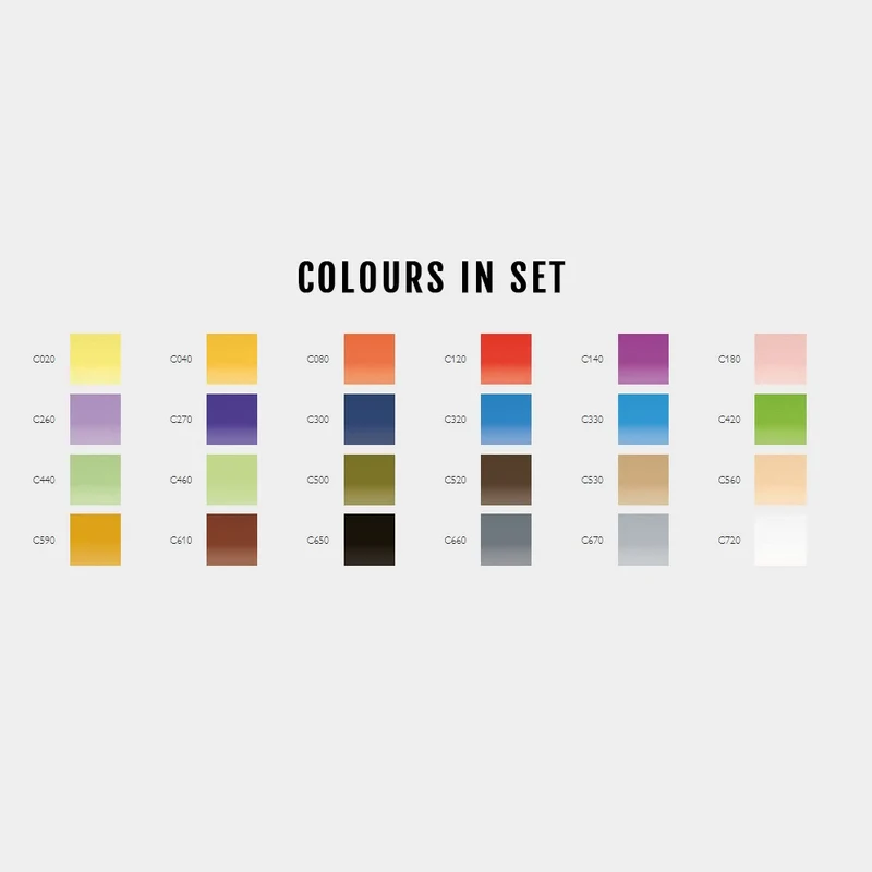 Derwent - Coloursoft Pencil - 24 Tin