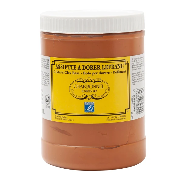 Charbonnel - Gilder's Clay Base - 1 Litre Red- Terracotta