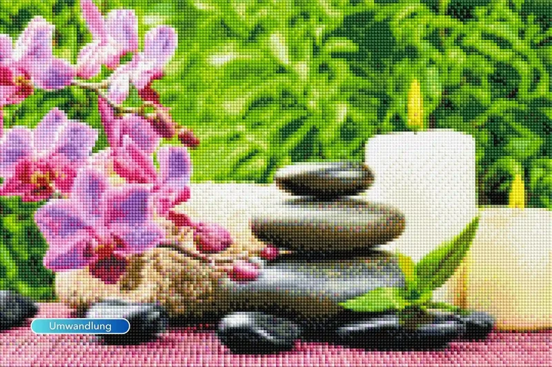 Diamond Painting - Oase der Entspannung