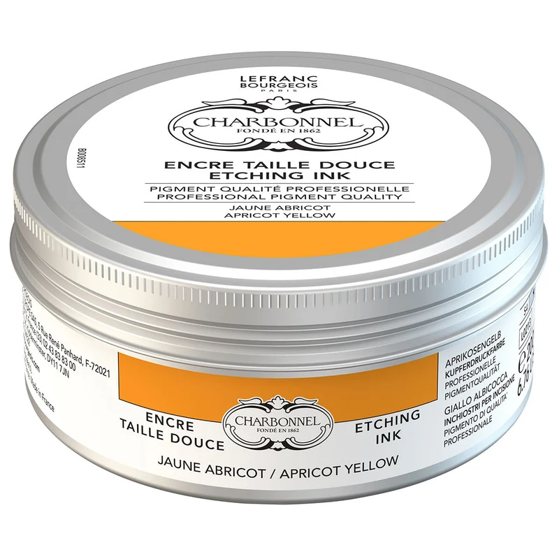 Charbonnel - Etching Ink - 200ml Apricot Yellow (S4)
