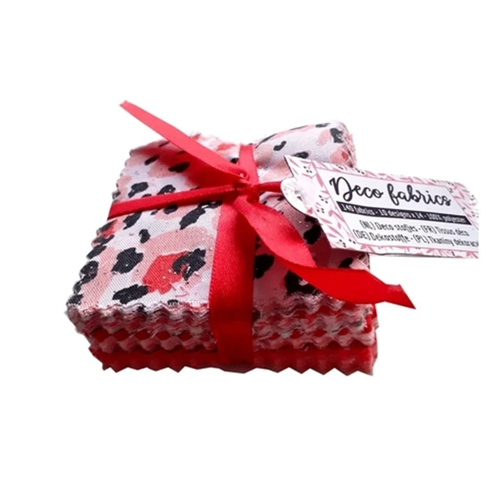 Decorative Mini Fabrics for Patchwork, 140 pcs