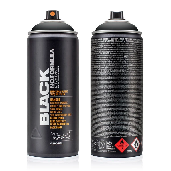 Montana - BLACK - Black - 400ml (BLK9001)