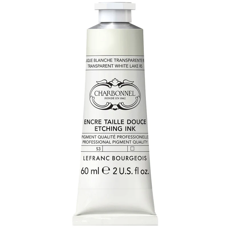 Charbonnel - Etching Ink - 60ml Transparent Lake White RS (S3)