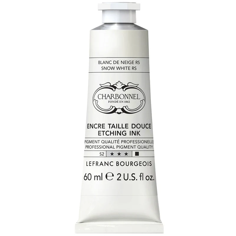 Charbonnel - Etching Ink - 60ml Snow White RS (S2)