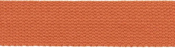 Gurtband Uni 30mm terracotta