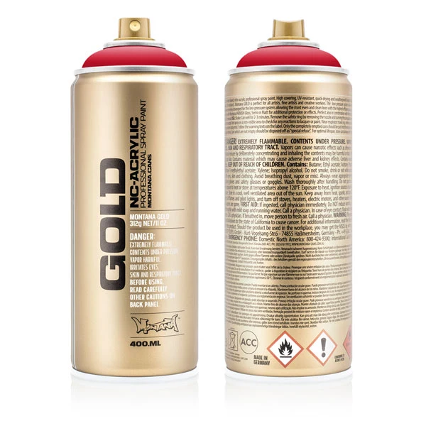 Montana - GOLD - Shock Red - 400ml (S3000)