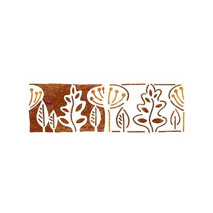 XL Leaves Stencil 22x67 cm