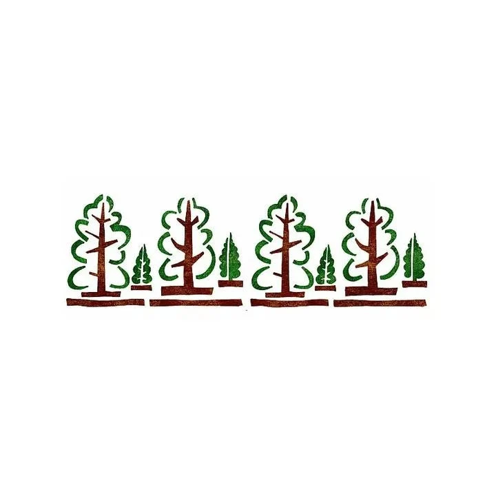 XL Forest Stencil 22x67 cm