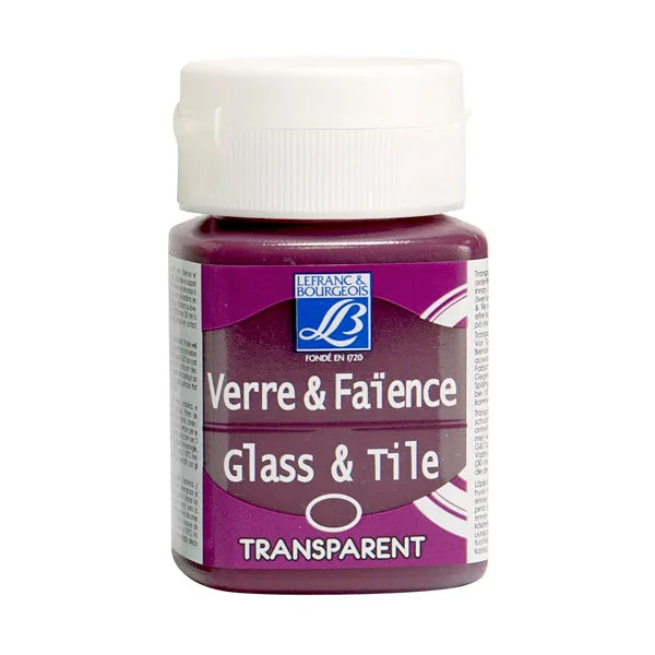 Lefranc & Bourgeois - 50ml Opaque Indian Pink - L&B Glass & Tile Paint