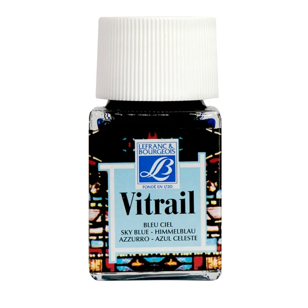 Lefranc & Bourgeois - 50ml Sky Blue - L&B Vitrail Glass & Tile Paint