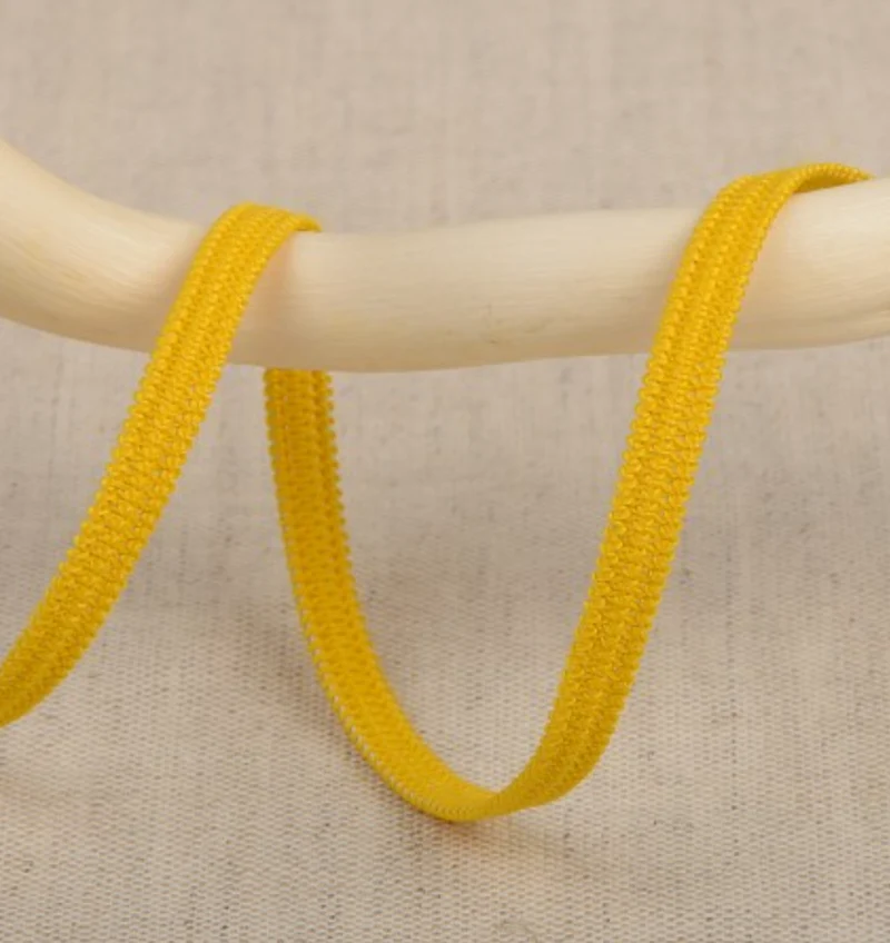 Flachgummi sehr weich 5mm gelb 5m