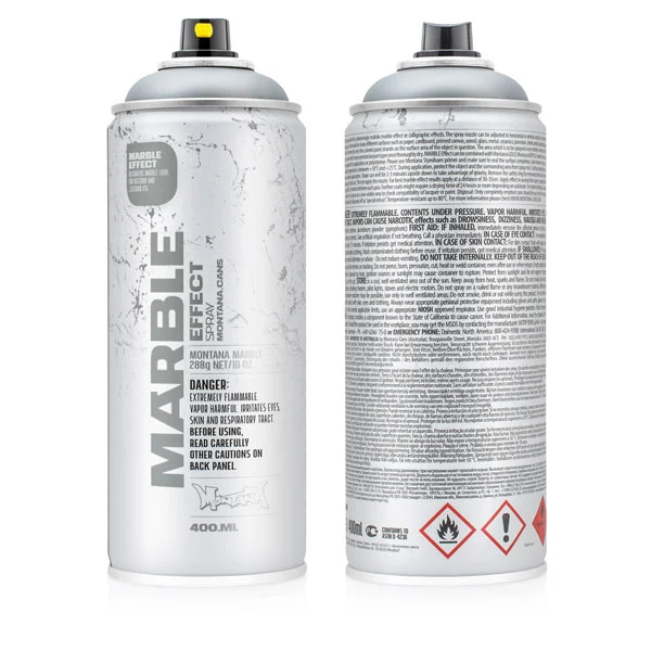 Montana - Marble EFFECT - Silver - 400ml