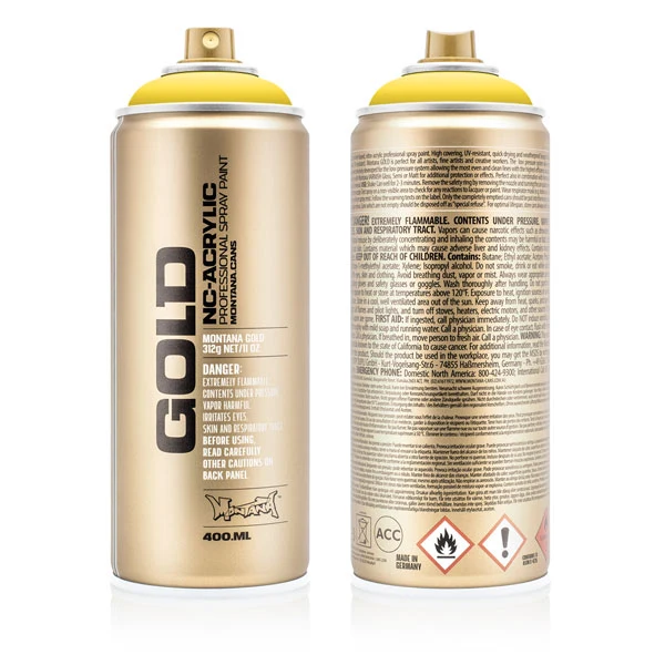 Montana - GOLD - Shock Yellow Light - 400ml (S1000)
