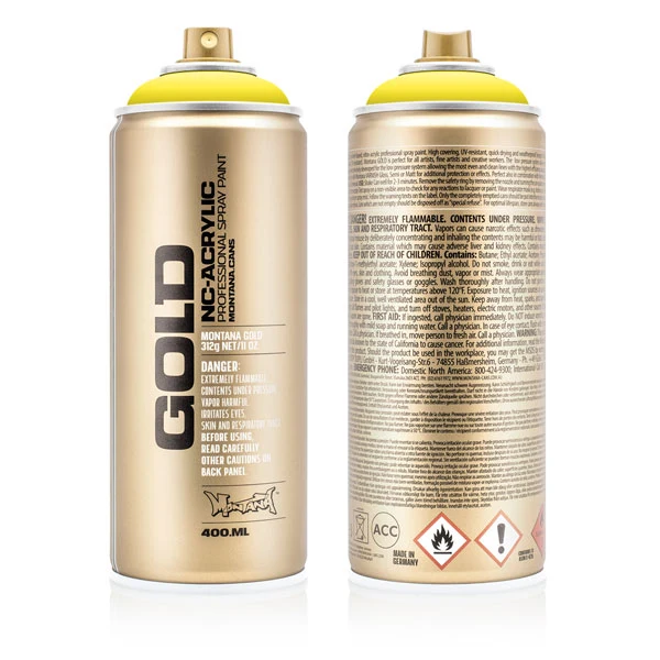 Montana - GOLD - 100% Yellow - 400ml (P1000)