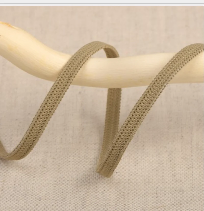 Flachgummi sehr weich 5mm taupe 50m