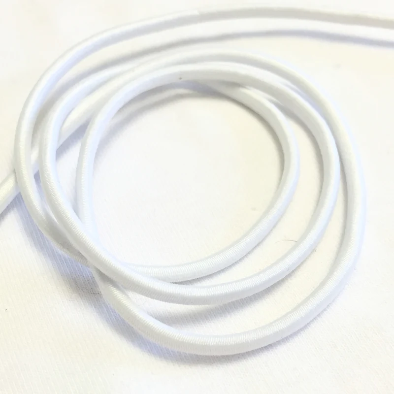 Gummikordel weiß 3mm