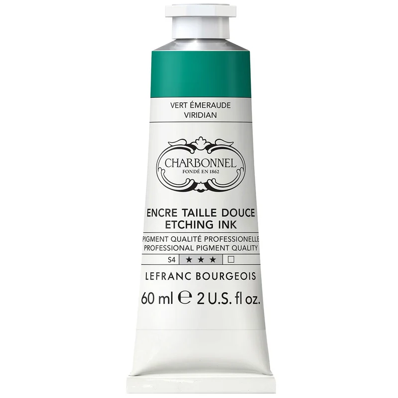 Charbonnel - Etching Ink - 60ml Emerald Green (S4)