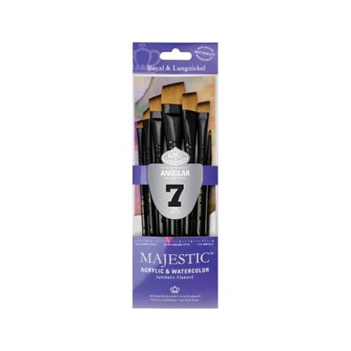 Royal and Langnickel Majestic Angled Brush Set of 7