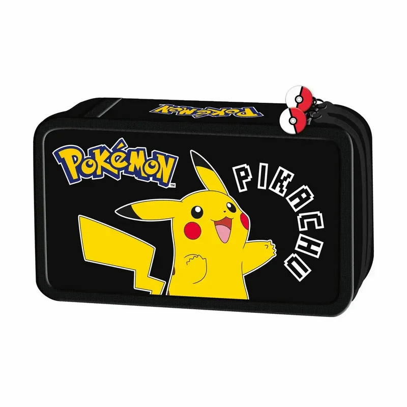 Pokémon Federmappe 27-teilig - Doppel-Reißverschluss