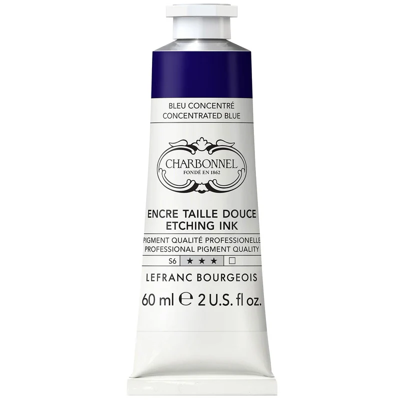 Charbonnel - Etching Ink - 60ml Concentrated Blue (S6)