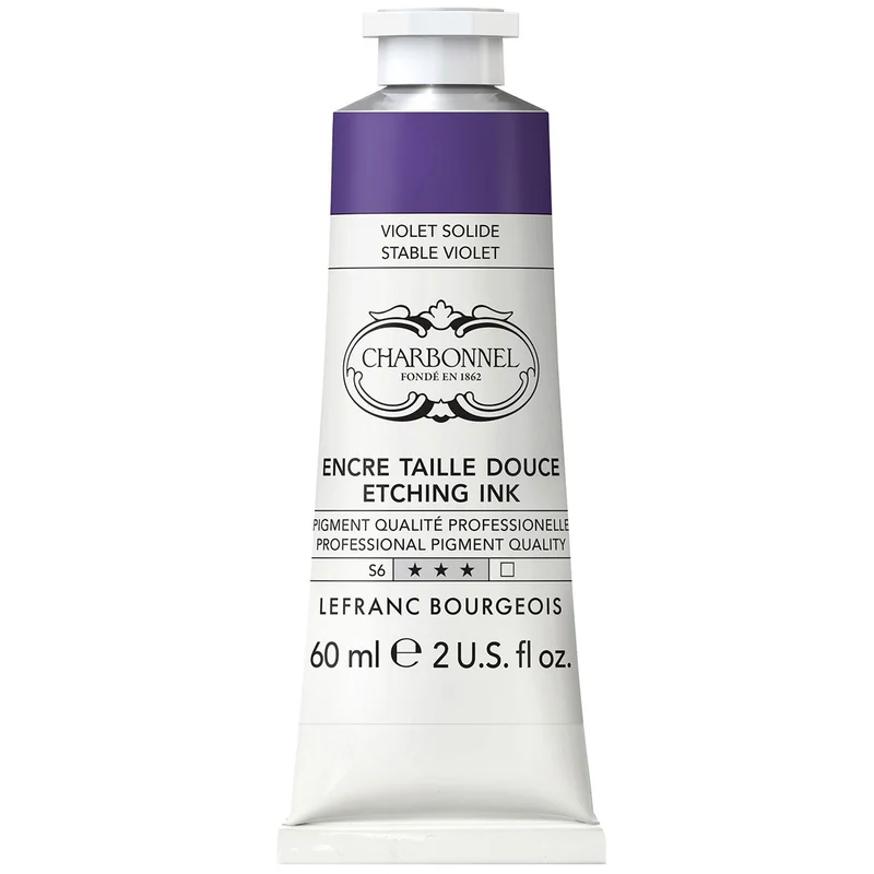 Charbonnel - Etching Ink - 60ml Permanent Violet (S6)
