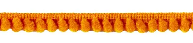 Bommelborte 12mm orange