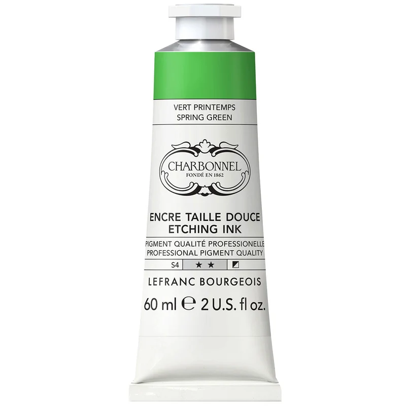 Charbonnel - Etching Ink - 60ml Spring Green (S4)