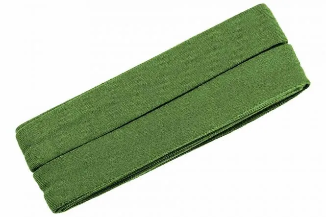 Jersey-Schrägband Viskose 3 Meter grün mittelgrün Nr. 447