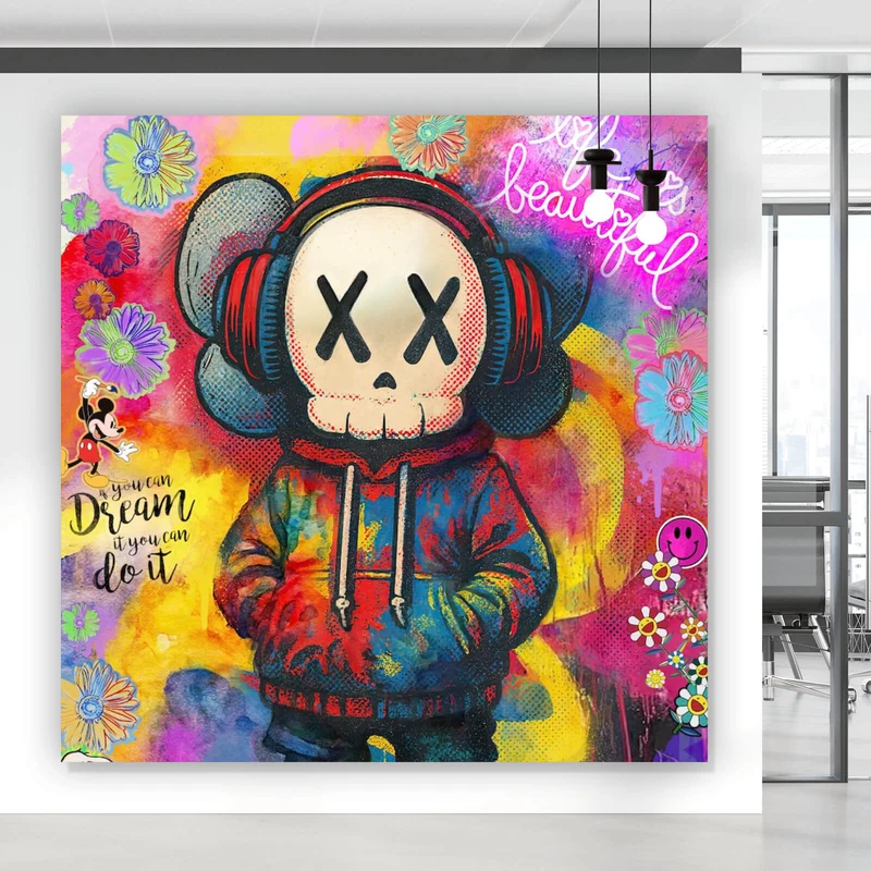 Poster You can dream it you can do it Quadrat