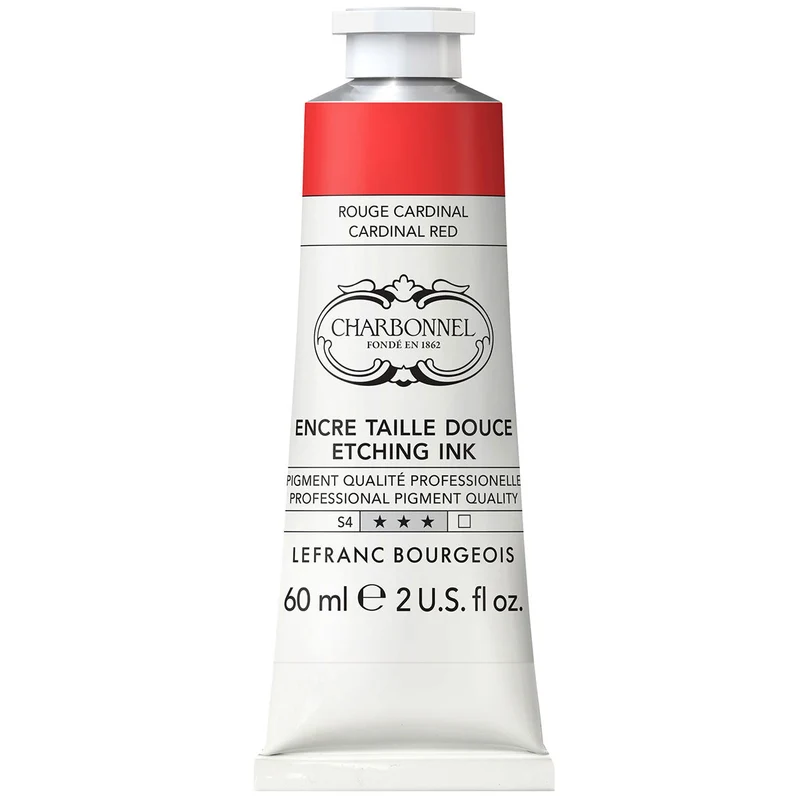 Charbonnel - Etching Ink - 60ml Cardinal Red (S4)