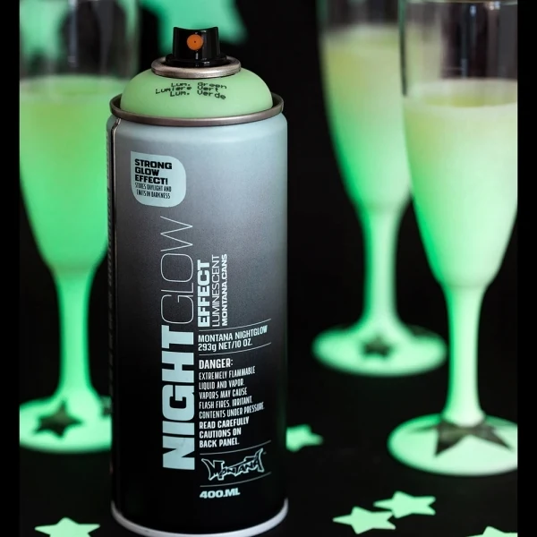 Montana - NightGlow EFFECT - 400ml - Luminous Green NG1000