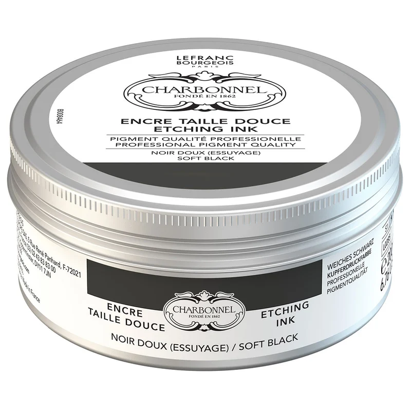 Charbonnel - Etching Ink - 200ml Soft Black (S1)