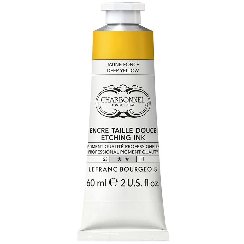 Charbonnel - Etching Ink - 60ml Deep Yellow (S4)