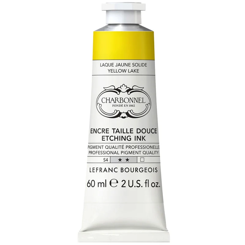 Charbonnel - Etching Ink - 60ml Permanent Yellow Lake (S4)