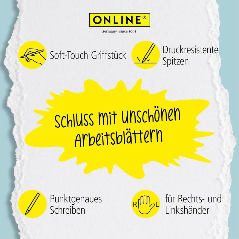 ONLINE magiXX Radierbarer Tintenroller Katzen - Blau, Medium