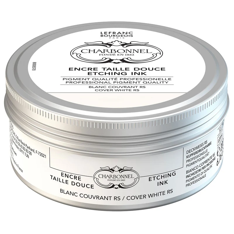 Charbonnel - Etching Ink - 200ml Covering White RS (S2)