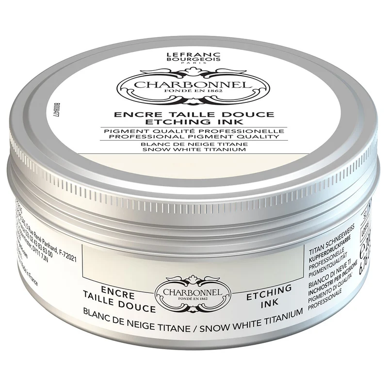 Charbonnel - Etching Ink - 200ml Snow White Ti (S2)
