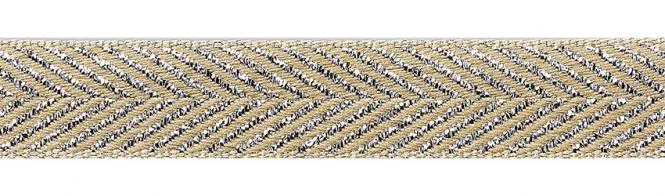 Band 15mm Zick Zack silber