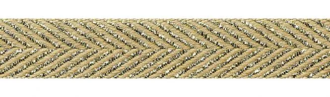 Band 15mm Zick Zack gold