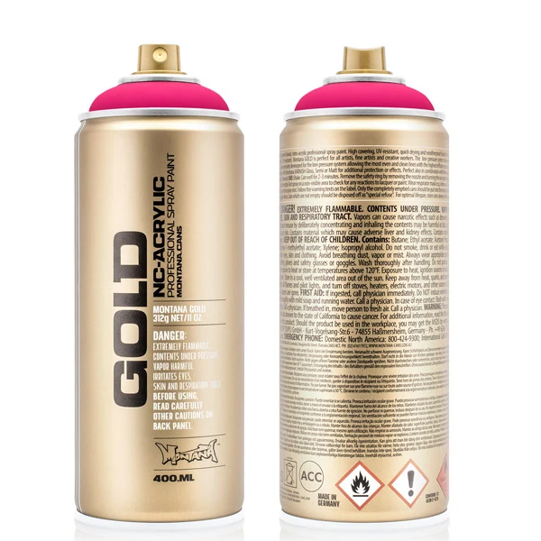 Montana - GOLD - Gleaming Pink - 400ml (F4000)