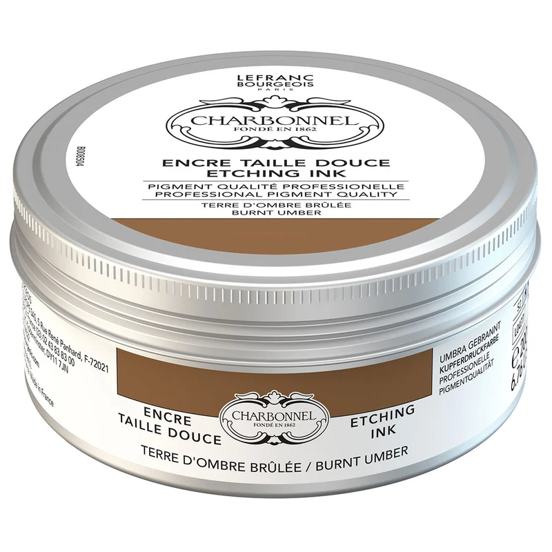 Charbonnel - Etching Ink - 200ml Burnt Umber (S2)