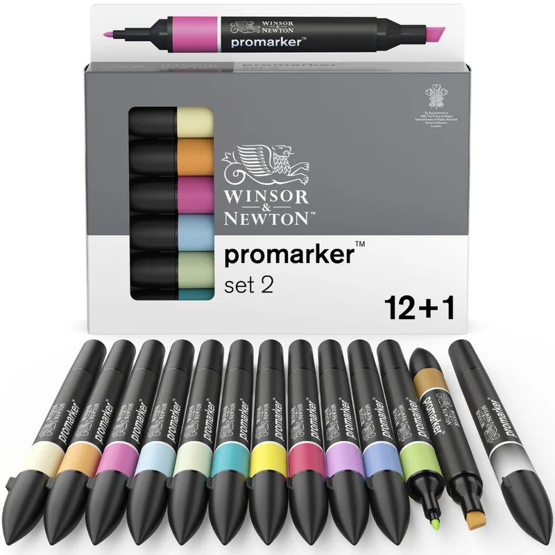 Winsor and Newton - PROMARKER 12+1 SET 2