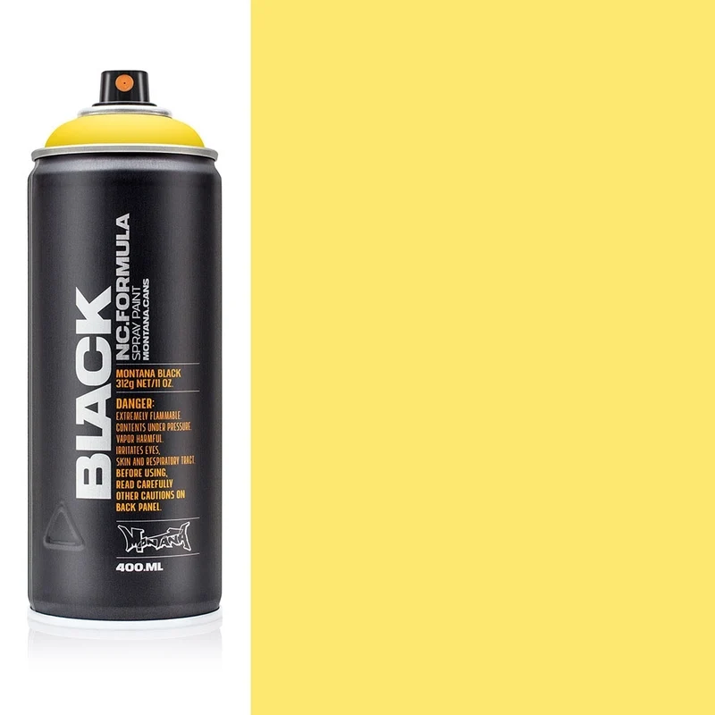 Montana - BLACK - Kicking Yellow - 400ml (BLK1025)