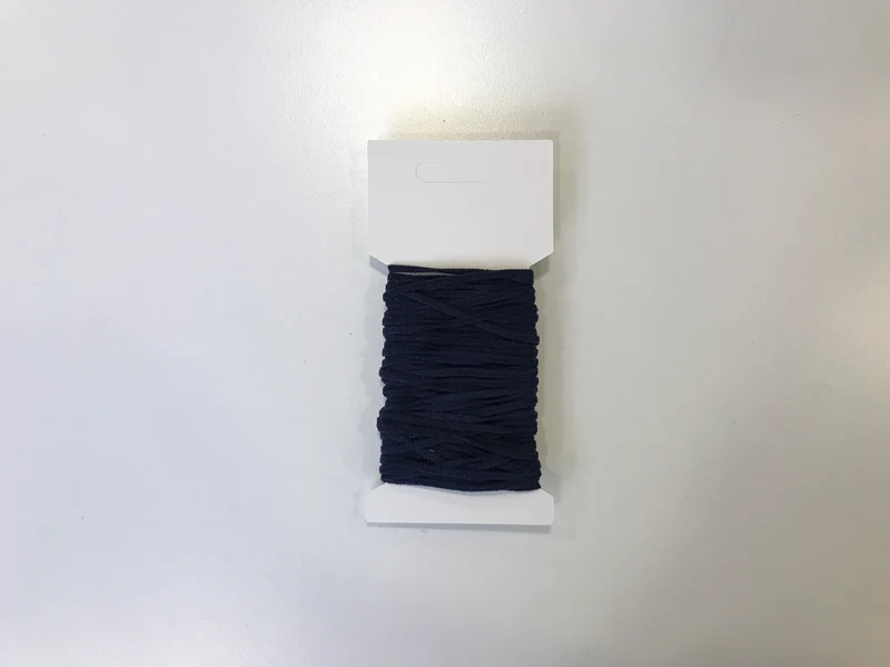 Gummikordel soft cord 2mm naviblau 10m